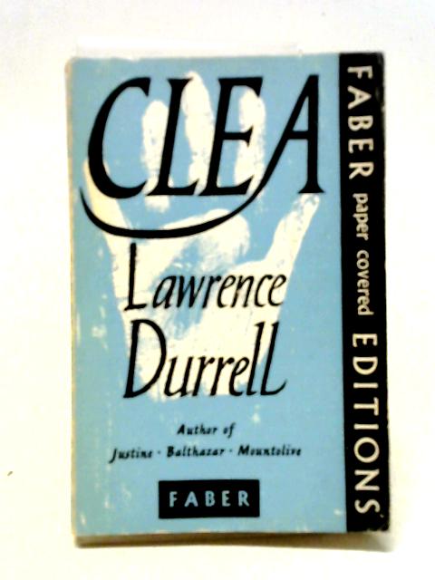 Clea By Lawrence Durrell