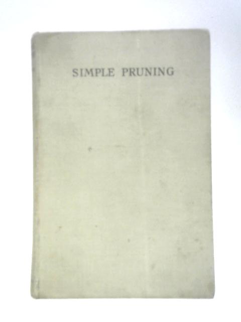 Simple Pruning By N. Catchpole