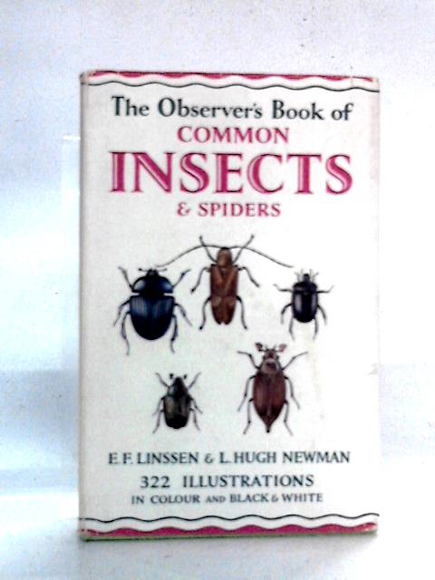 The Observer's Book of Common Insects & Spiders By E.F. Linssen