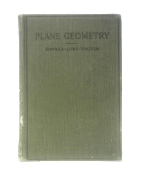 Plane Geometry von Herbert E Hawkes Et Al.