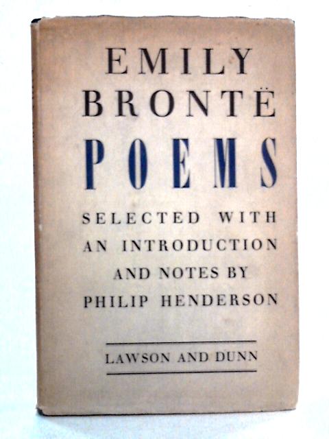 Emily Bronte: Poems By Emily Bronte