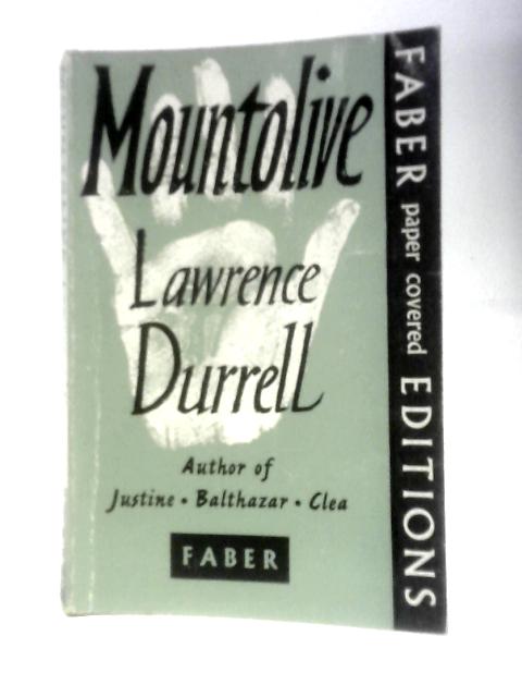 Mountolive By Lawrence Durrell