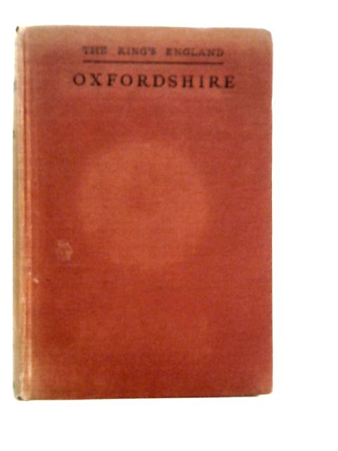 The King's England Oxfordshire By Arthur Mee