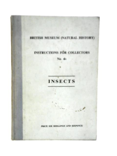 Instructions for Collectors No.4A Insects von John Smart