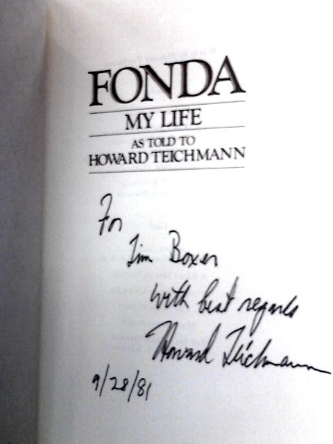 Fonda: My Life von Howard Teichmann