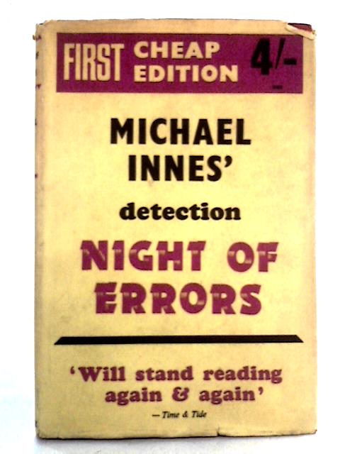 A Night of Errors By Michael Innes