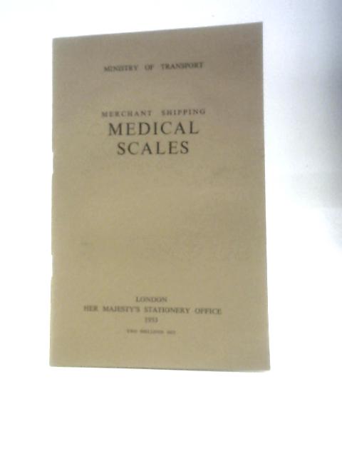 Merchant Shipping Medical Scales By Ministry Of Transport