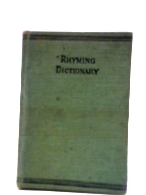 A Compact Rhyming Dictionary By P. R. Bennett