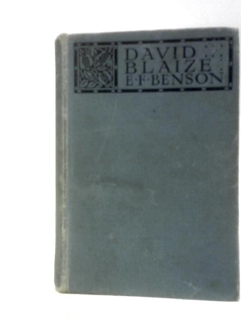 David Blaize By E. F. Benson