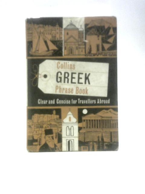 Collins Phrase Books Greek By Christopher Scott (Ed.)