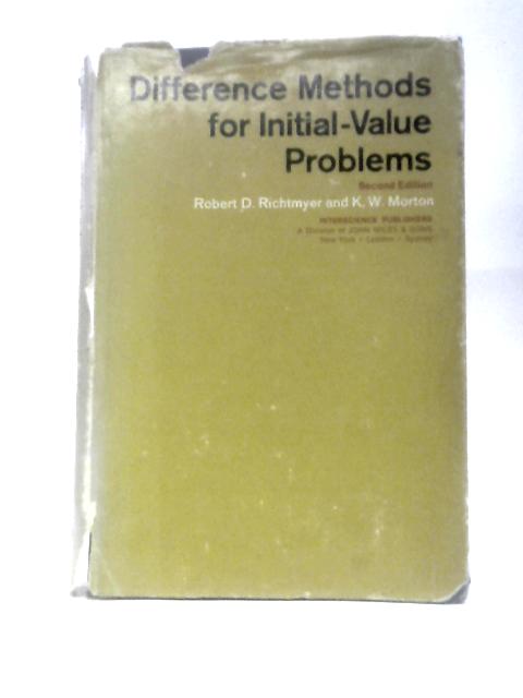 Difference Methods For Initial-value Problems (Interscience Tracts In Pure And Applied Mathematics) By Robert D.Richtmyer