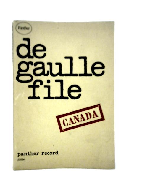 De Gaulle File By Tim Hewat