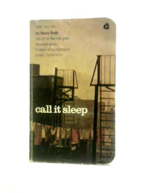 Call It Sleep By Henry Roth