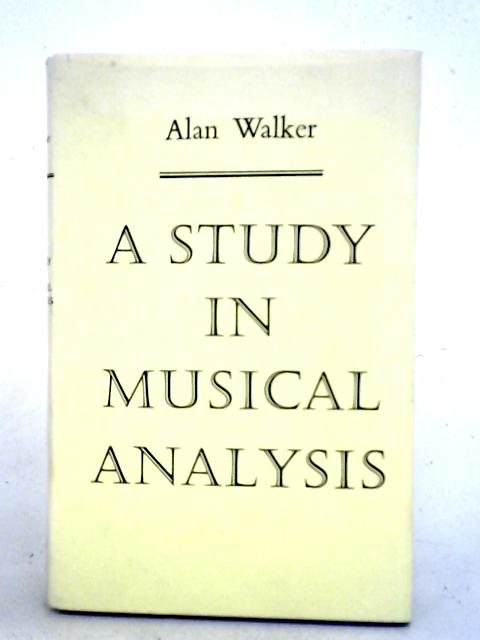 A Study In Musical Analysis