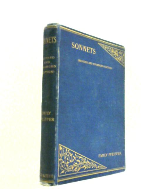 Sonnets [Signed by J Edward Pfeiffer]