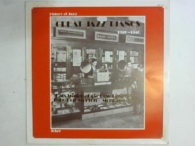 Great Jazz Pianos 1926-1940 Comp By Fats Waller